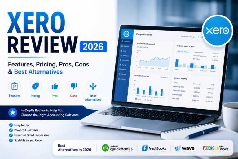 Xero Review 2026: Features, Pricing, Pros, Cons & Best Alternatives